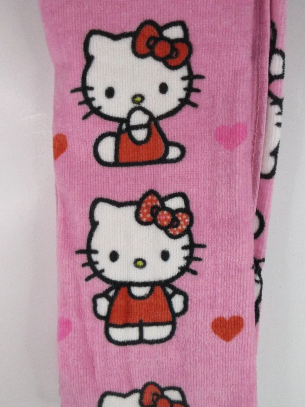 Hello Kitty Hand Towel Set 2 Pack 100% Cotton Sanrio Pink 15